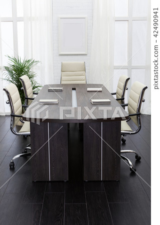 conference table in modern office 42490941