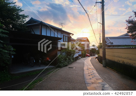Uji City Shimabichi way Evening Uji City Shimabichi way Evening 42492857