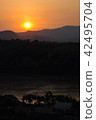 Sunset of Laos Luang Prabang 42495704