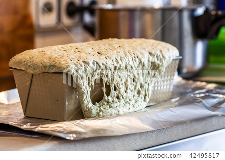 close up of fresh self baked bread 42495817