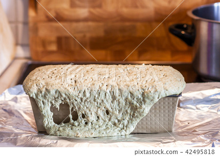 close up of fresh self baked bread close up of fresh self baked bread 42495818