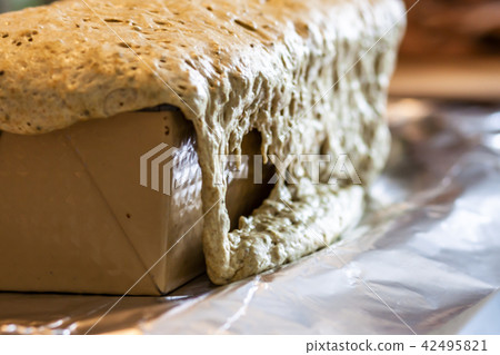 close up of fresh self baked bread close up of fresh self baked bread 42495821