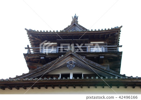 在Maruoka城堡的城堡塔 在Maruoka城堡的城堡塔 42496166