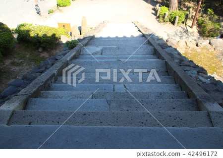 A castle tower at Maruoka Castle 42496172