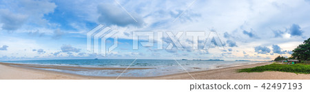 Panorama image of the beach on sunny day. 42497193