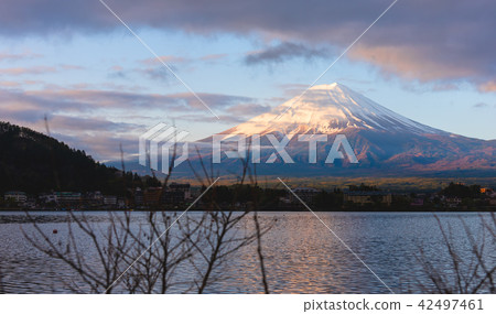 Image of Mount Fuji and Lake. Image of Mount Fuji and Lake. 42497461