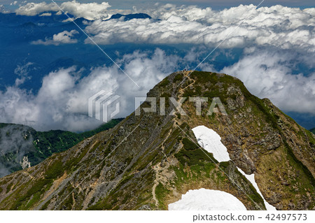 Kitamine seen from the Kashima Spring Gap / Namfeng Kitamine seen from the Kashima Spring Gap / Namfeng 42497573