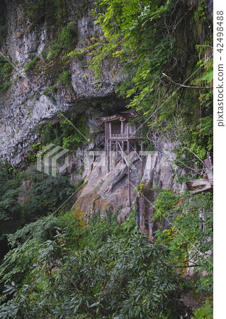 [National Treasure] Santokusan Sanbutsuji Temple (Sanbutsu Temple) Input Hall (Okuin/Zao Hall) Copy Space 42498488