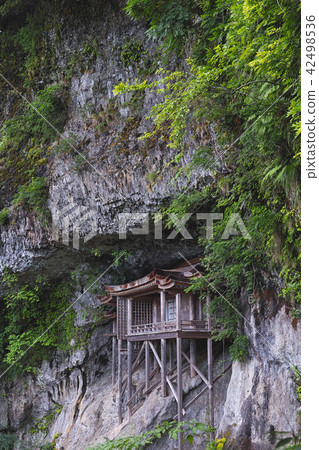 [National Treasure] Santokusan Sanbutsuji Temple (Sanbutsu Temple) Input Hall (Okuin/Zao Hall) Copy Space 42498536