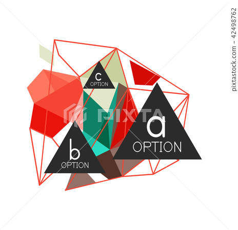 Triangle infographics design layout - Stock Illustration [42498762] - PIXTA