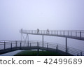 Filth observatory in Switzerland morning fog 42499689