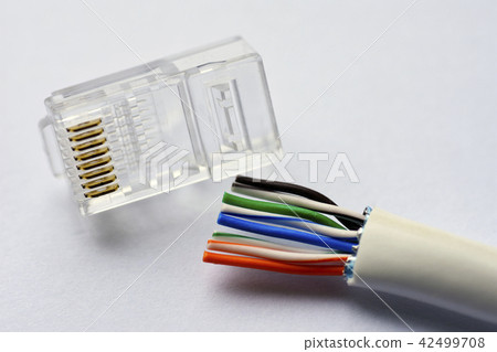 Setting cable network twistedpair category utp 5e 42499708