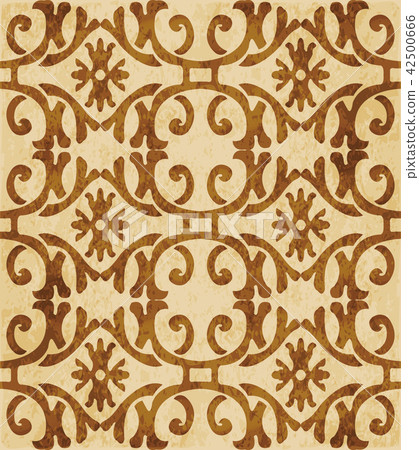 Retro cork texture grunge seamless background Retro cork texture grunge seamless background 42500666
