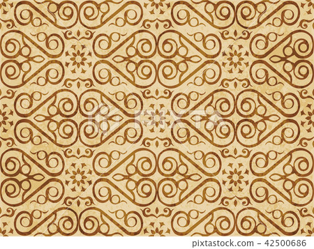 Retro cork texture grunge seamless background 42500686