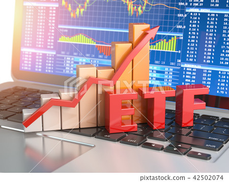 ETF exchange traded funds concept 42502074