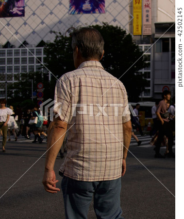 Shibuya scramble intersection 42502145