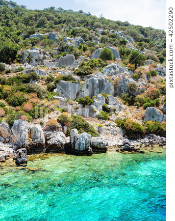 Ruins of Sunken city on Kekova, Turkey. Ruins of Sunken city on Kekova, Turkey. 42502290