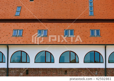 Facade of Renovated Building 42502861