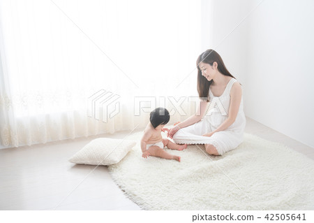 母親和兒童的形象，育兒 42505641