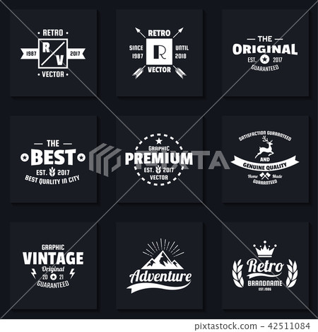 Vintage Retro Vector Logo for banner Vintage Retro Vector Logo for banner 42511084