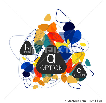 Triangle infographics design layout Triangle infographics design layout 42511308