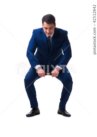 Businessman isolated on white background 42512642