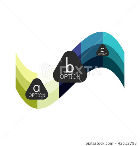Abstract colorful geometric option infographics design template with sample abc options. Abstract Abstract colorful geometric option infographics design template with sample abc options. Abstract 42512788