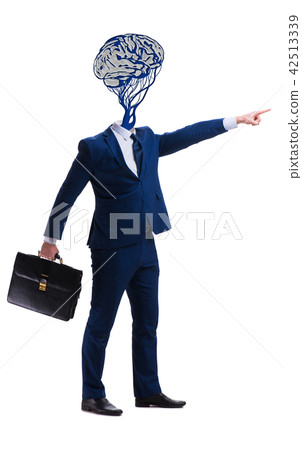 Man in artificial intelligence concept 42513339