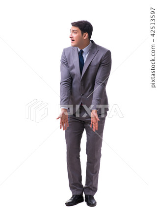 Businessman isolated on white background 42513597