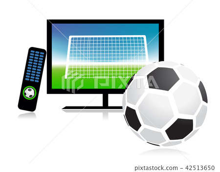 Football match on tv sports channel Football match on tv sports channel 42513650