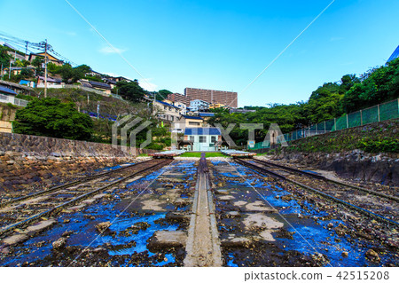 Dusk of the sight of Kosuge Osamu Senka World cultural heritage [Nagasaki prefecture Nagasaki shi] 42515208