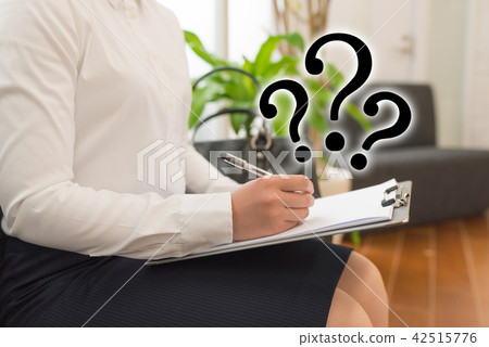 questionnaire, survey, a businesswoman 42515776