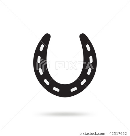 Horseshoe vector icon isolated Horseshoe vector icon isolated 42517632