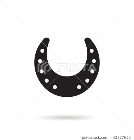 Horseshoe vector icon isolated Horseshoe vector icon isolated 42517633