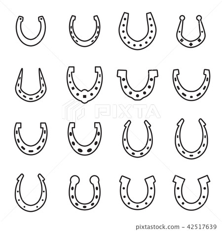 Horseshoe vector icon isolated 42517639