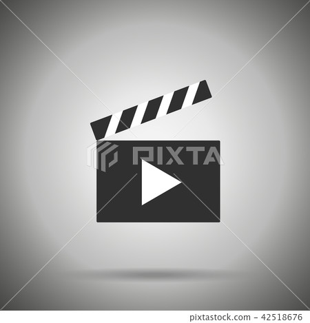 clap film board icon 42518676
