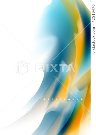 Holographic fluid colors flow, colorful liquid mixing colours motion concept Holographic fluid colors flow, colorful liquid mixing colours motion concept 42519476