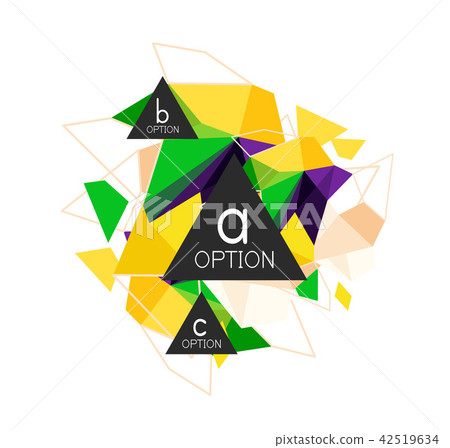 Triangle infographics design layout Triangle infographics design layout 42519634