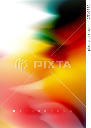 Holographic paint explosion design, fluid colors flow, colorful storm. Liquid mixing colours motion Holographic paint explosion design, fluid colors flow, colorful storm. Liquid mixing colours motion 42519881