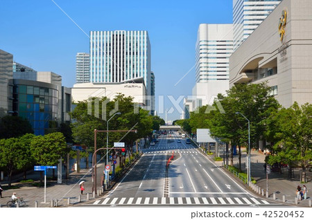 從橫濱Keeki Dori西面交叉路口往橫濱看 42520452