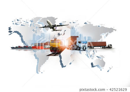 Transportation, import-export  logistics concept 42521629