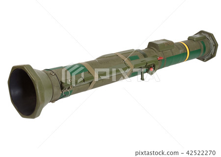 rocket propelled grenade launcher isolated  42522270