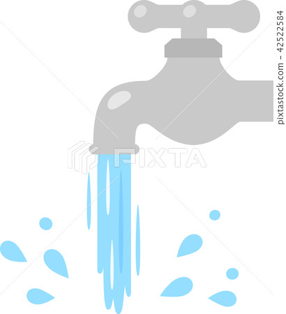 water flowing from tap