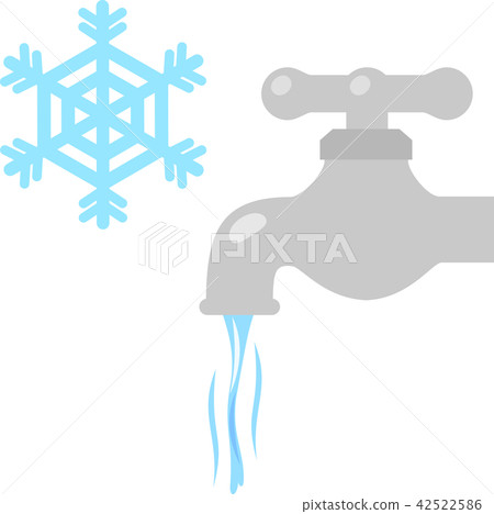 Faucet Spigot Freeze Stock Illustration 42522586 Pixta