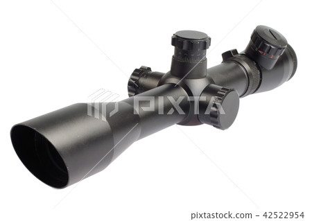 modern sniper scope isolated 42522954