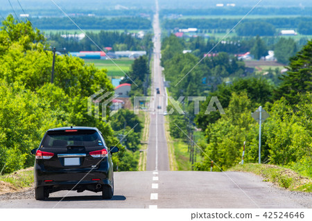 "Hokkaido" Road leading to heaven · Drive image 42524646