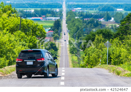"Hokkaido" Road leading to heaven · Drive image 42524647