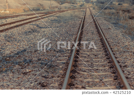 The Old train tracks used since World War II  42525210