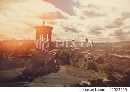 Edinburgh seen from Calton Hill. 42525219