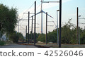 Eco power. Wind turbines generating electricity. 42526046